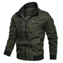 Herren Herbstjacke mit Kragen und Motorrad-Look – Vince