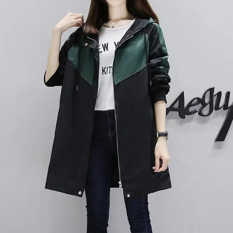 Damen Trenchcoat mit Kapuze – Marit