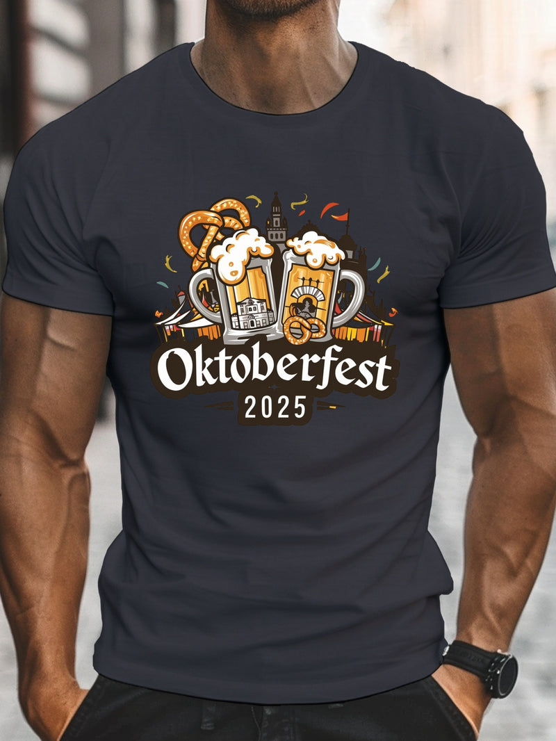 Herren Kurzarm T-Shirt – Hopfen Oktoberfest 2025