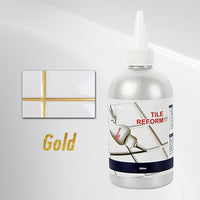Fliesenfugenfüller Gold 280ml Flasche, Fliesenreparatur, wasserdicht, einfach anzuwenden.