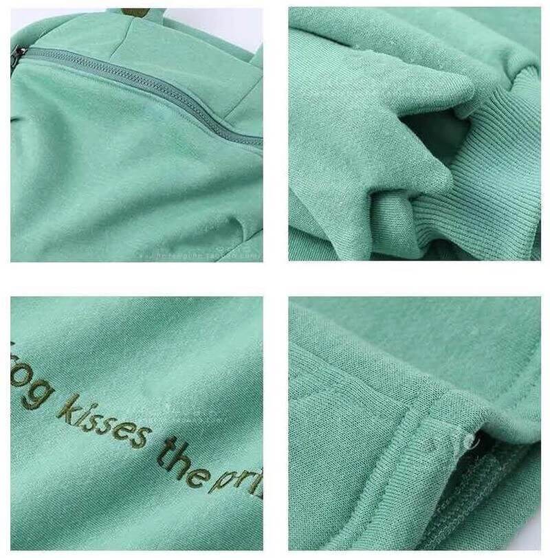 Unisex-Kapuzenpullover mit Frosch-Design – Herbstlicher Froggy-Zauber