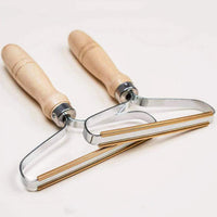 Holzgriff Fusselentferner, Metallklinge, Kleidungspflege, langlebig, effizient, tragbar