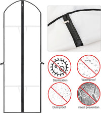 Extra-langes Kleid- & Abendkleid-Kleidersack – 180 cm Schutzhüllen mit Griffen (Kaufe 1, Erhalte 1 GRATIS)