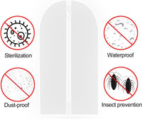 Extra-langes Kleid- & Abendkleid-Kleidersack – 180 cm Schutzhüllen mit Griffen (Kaufe 1, Erhalte 1 GRATIS)