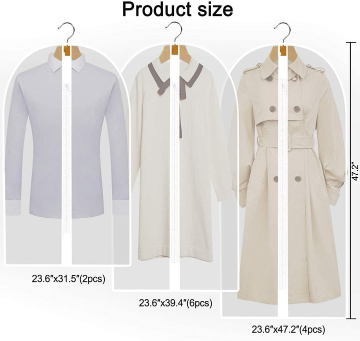 Extra-langes Kleid- & Abendkleid-Kleidersack – 180 cm Schutzhüllen mit Griffen (Kaufe 1, Erhalte 1 GRATIS)