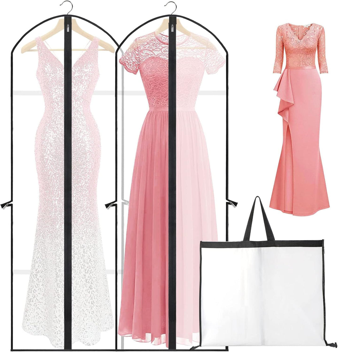 Extra-langes Kleid- & Abendkleid-Kleidersack – 180 cm Schutzhüllen mit Griffen (Kaufe 1, Erhalte 1 GRATIS)