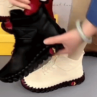 Warme hohe Damenschuhe für den Winter – Nova