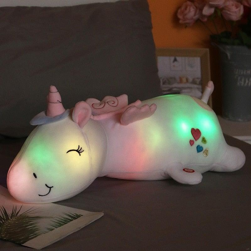 Leuchtendes Plüsch-Einhorn mit LED-Funktion – Glowie