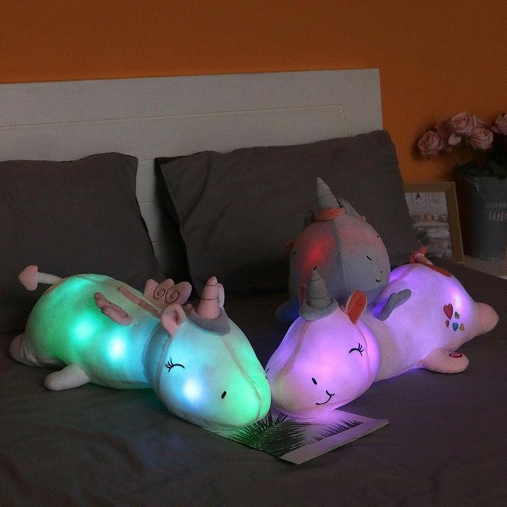 Leuchtendes Plüsch-Einhorn mit LED-Funktion – Glowie