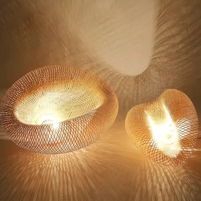 Moderne goldene Netzlampen, LED, dekorativ, Wohnzimmerbeleuchtung, einzigartiges Design.