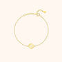 Goldenes Armband mit Wassermann-Symbol, verstellbare Kette, Damen-Schmuck, Geschenkidee.