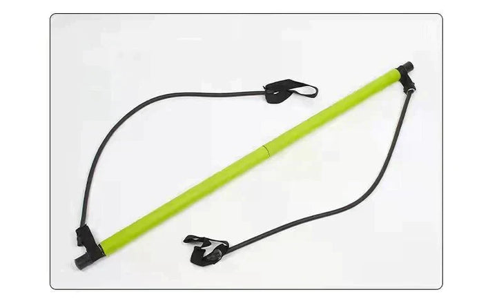 Grüner Fahrradträgerstange mit schwarzen Gurten, ideal für Autotransport.