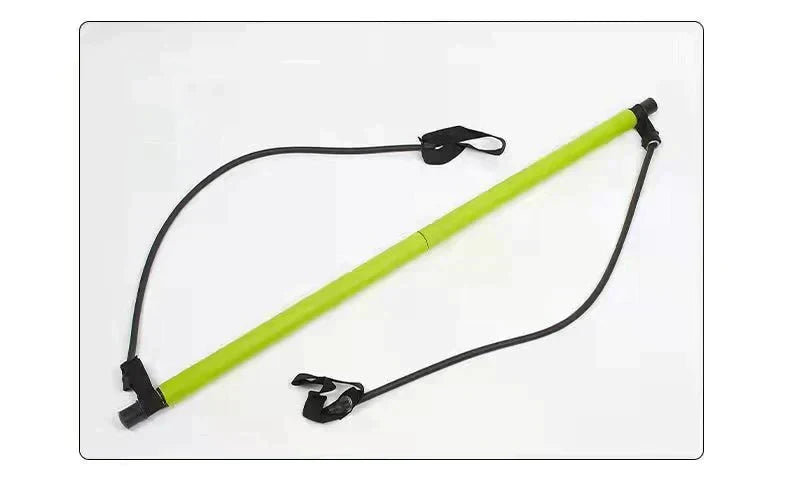 Grüner Fahrradträgerstange mit schwarzen Gurten, ideal für Autotransport.