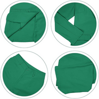 Grüne Damenhose, Baumwolle, elegante Passform, modisch, bequem, ideal für Büro und Freizeit.