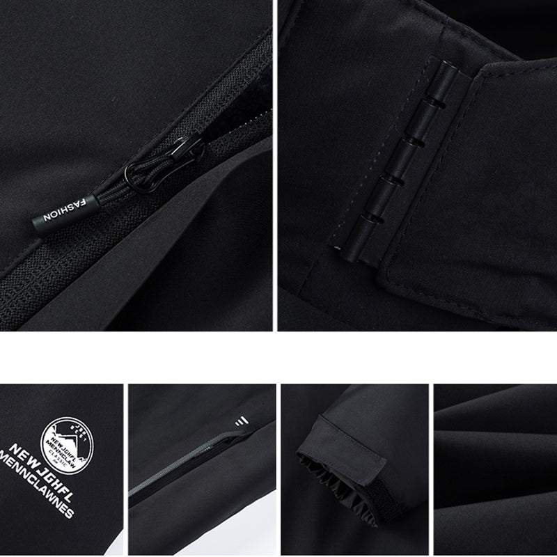 Herrenparka mit abnehmbarer Kapuze – Victor