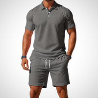 Lässiges Poloshirt- und Shorts-Set für Herren – Enrico