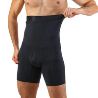 Männer Miederhose, schwarz, figurformend, nahtlos, Bauchkontrolle, Shapewear.