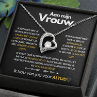 Herzanhänger Halskette mit Zirkonia, silber, Geschenkbox, romantisches Geschenk für Frauen.