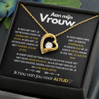 Goldene Herz-Halskette mit Diamant, Geschenkbox, romantische Botschaft, Schmuck für Frauen.