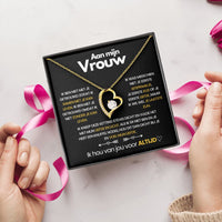 Goldene Herz-Halskette mit Zirkonia, Geschenkbox, romantisches Geschenk für Frauen, Liebe.