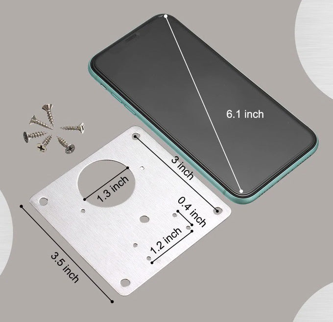 Scharniermontageplatten für Schranktüren – Fixon