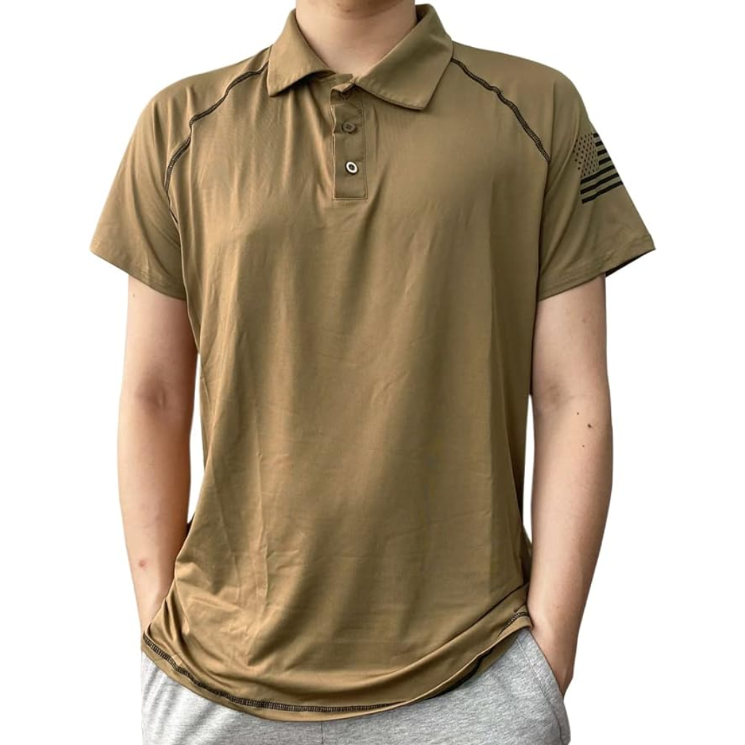 Schnelltrocknendes Outdoor-Poloshirt für Herren – TrailCore Polo
