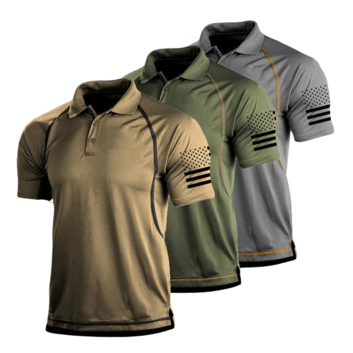 Schnelltrocknendes Outdoor-Poloshirt für Herren – TrailCore Polo