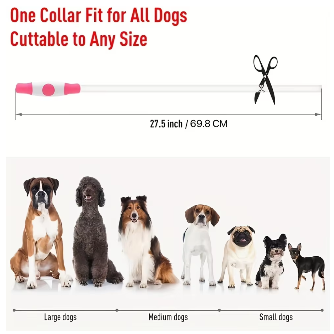 Hundehalsband verstellbar, passend für alle Hundegrößen, pink, 69,8 cm, schneidbar.