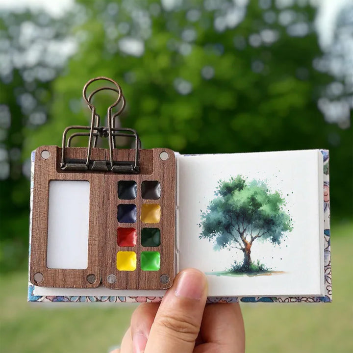 Mobiles Aquarell-Malkasten-Set mit 24 Farben – Jetzt mit 1 kaufen, 1 gratis!