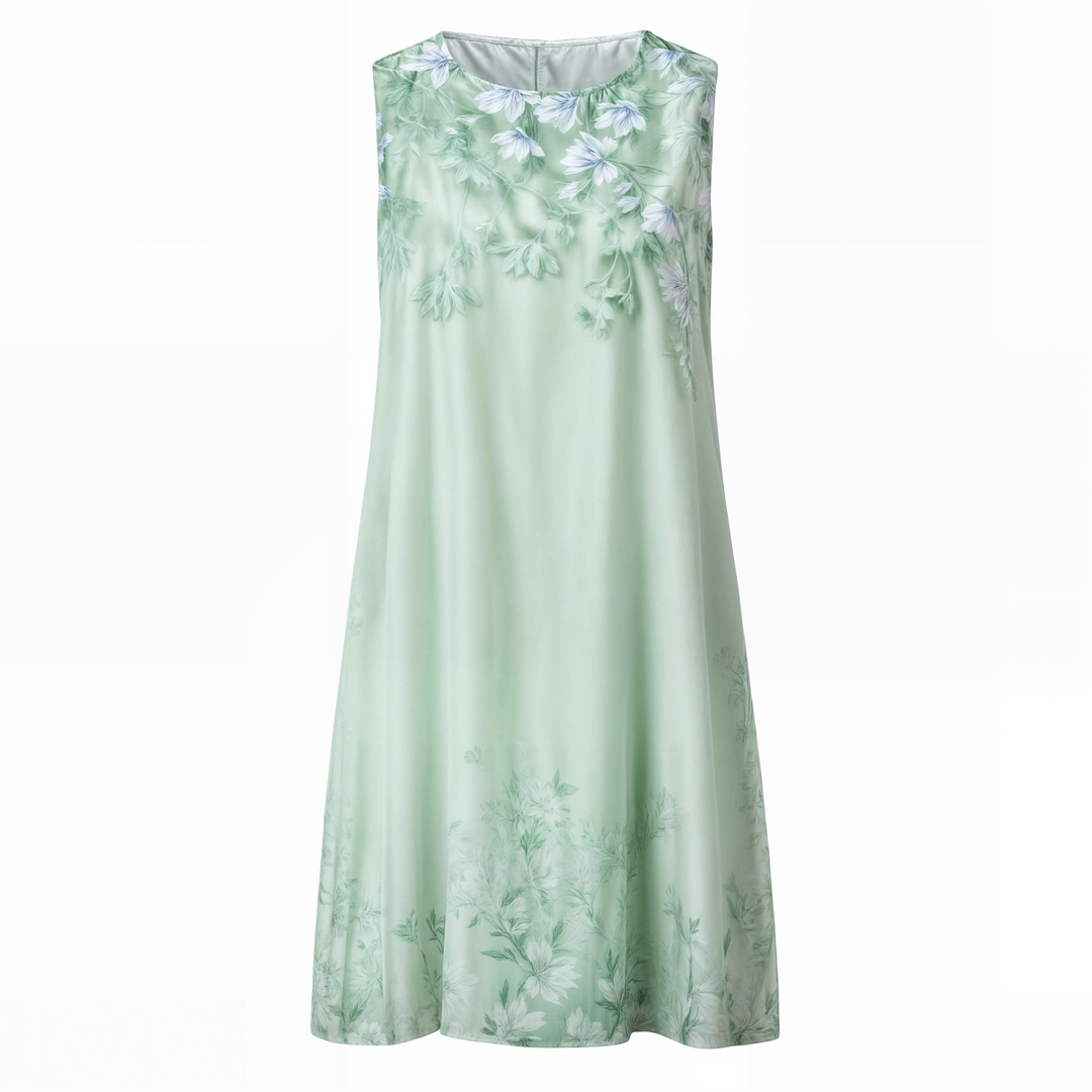 Herbstliches Kleid mit Blumenmuster – Eliana