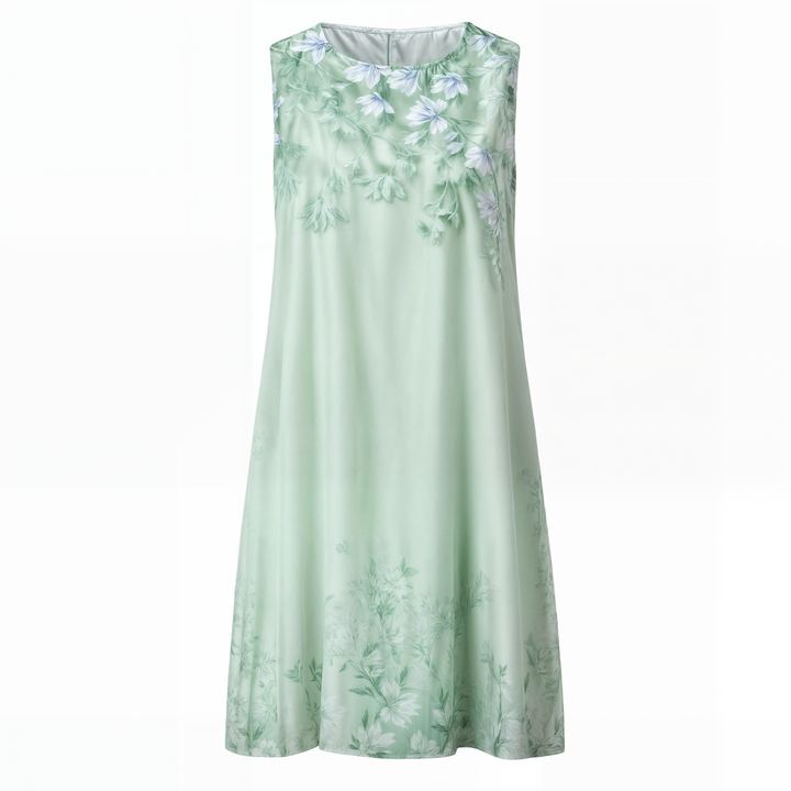 Herbstliches Kleid mit Blumenmuster – Eliana