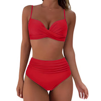 Trendiger High-Waist-Bikini mit bequemer Passform – Eula