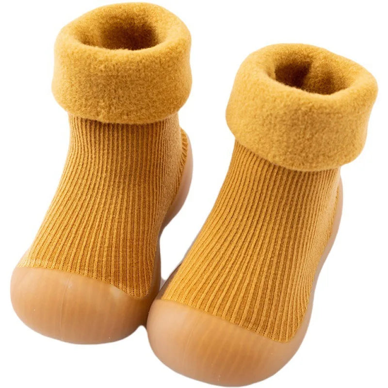 Herbstliche rutschfeste Kleinkind-Socken mit Gummisohle – 1 kaufen, 1 gratis Aktion