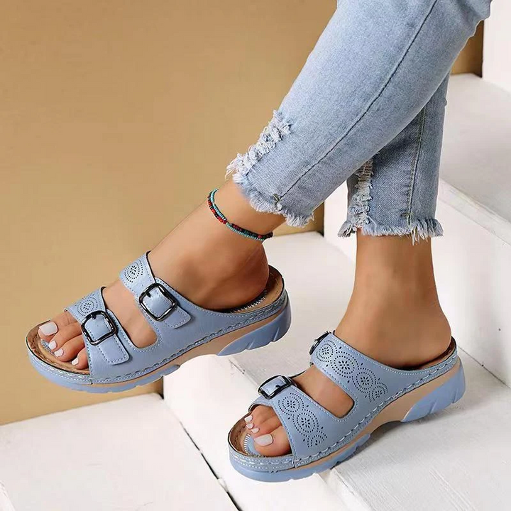 Orthopädische Damen Komfortsandalen mit Gelsohle- Sofia