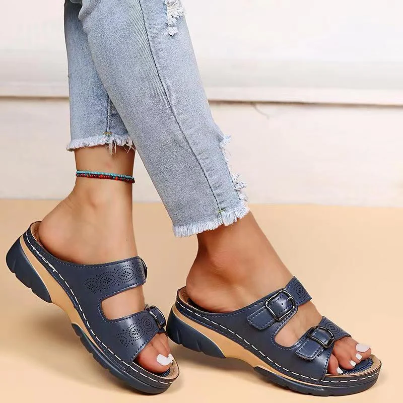 Orthopädische Damen Komfortsandalen mit Gelsohle- Sofia