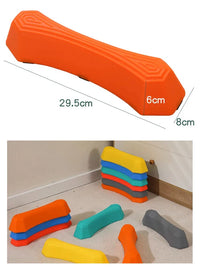 Orange Balance Board aus Kunststoff, 29,5 cm, für Fitness und Gleichgewichtstraining.