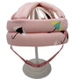 Rosa Baby-Schutzhelm mit Regenschirm-Muster, verstellbar, Sicherheitshelm für Kleinkinder.