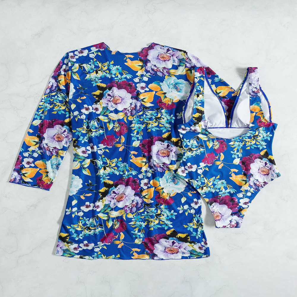 3-teiliges Blaues Bikini-Set mit schmeichelhafter Passform – Marisse