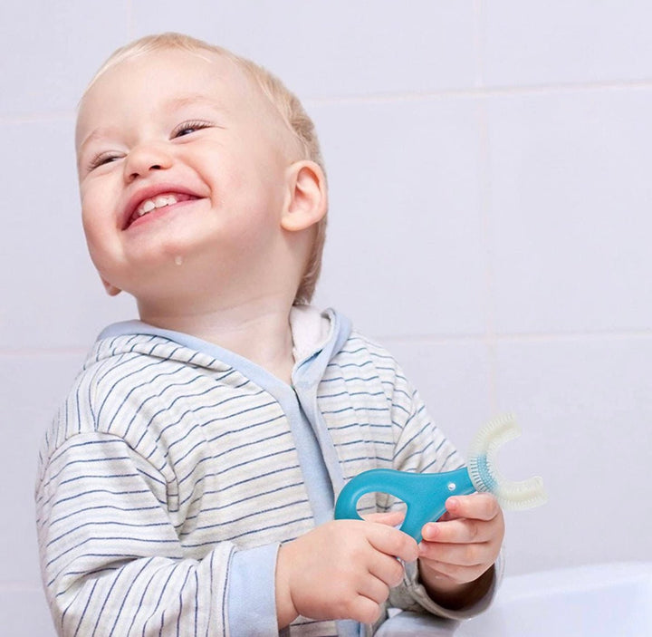 Kinderzahnbürste mit U-Form – Sanfte 360°-Reinigung für jedes Alter