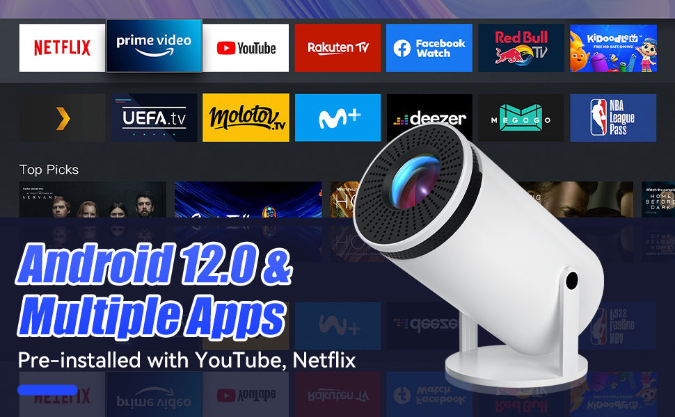 Tragbarer Smart Beamer – VisionCast 130X