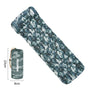 Aufblasbare Isomatte, Camouflage-Design, kompakt, ideal für Camping und Outdoor-Aktivitäten.