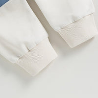 Beige Bomberjacke Ärmel Detail, Baumwolle, gerippte Bündchen, modisch, Unisex, Streetwear.