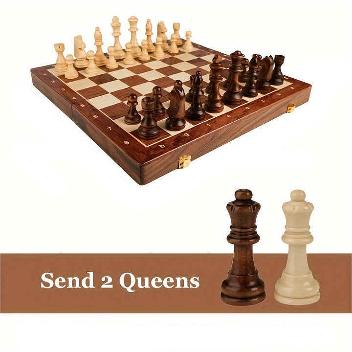 Luxus Schachspiel aus Massivholz – GrandRook
