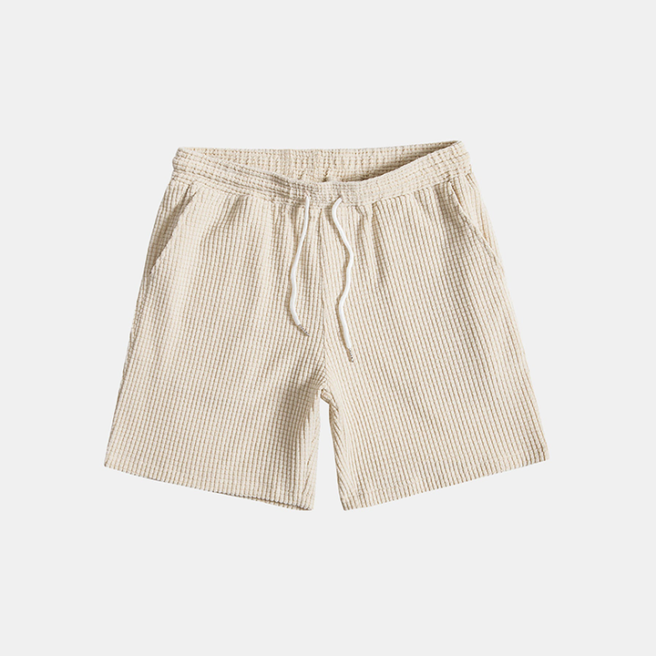 Sommerliche Herren-Loungeset mit Wabenstruktur – Lenn