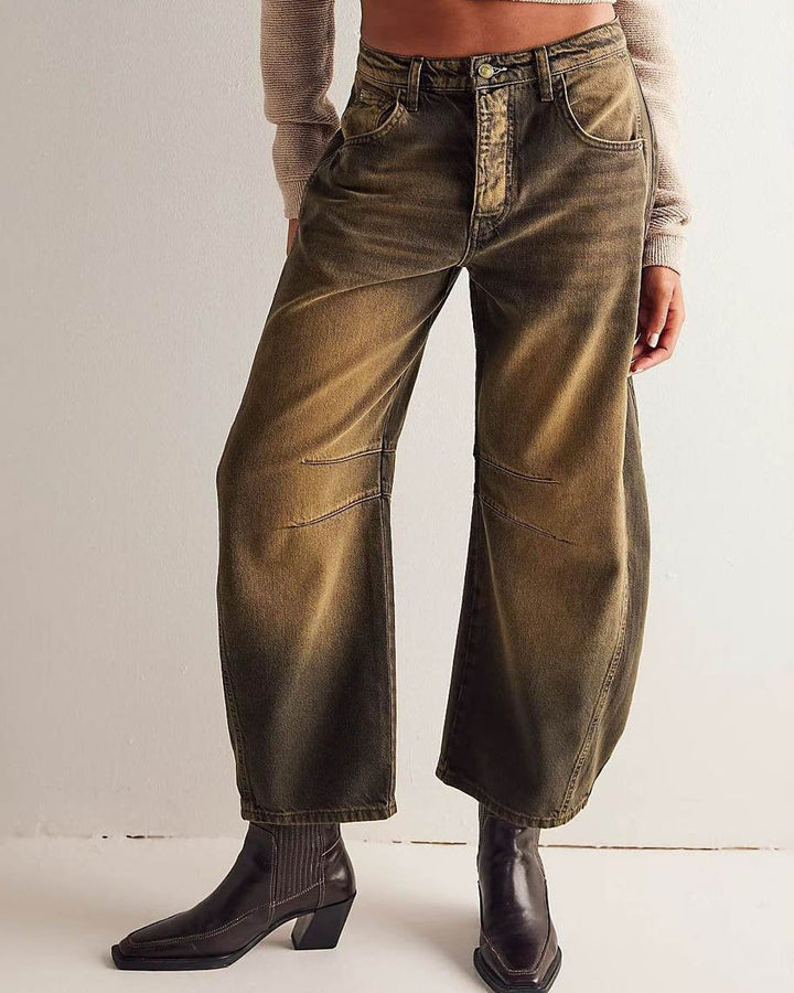 Damen-Jeans im Barrel-Schnitt – Maribel Herbstedition