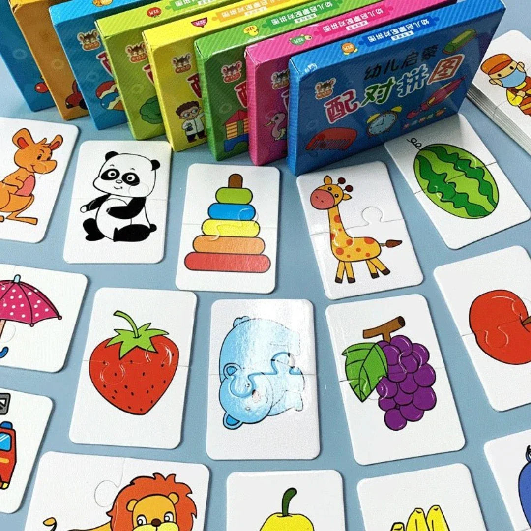 Karten-Memo-Spiel für Kinder – Fördert spielerisch Gedächtnis & Konzentration (1+1 Gratis)