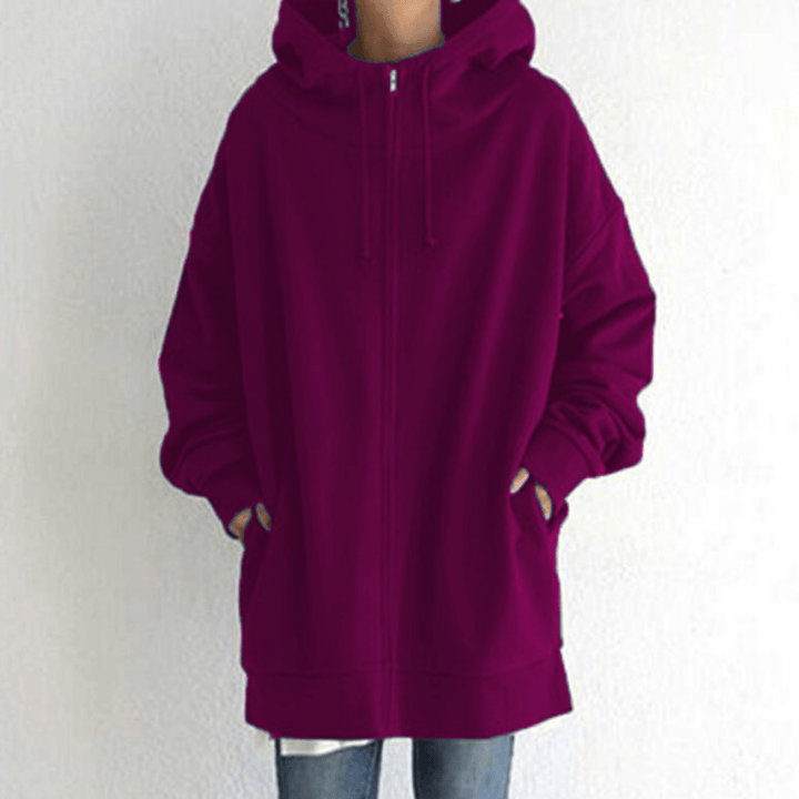 Lila Kapuzenpullover, Unisex, Reißverschluss, Baumwolle, lässig, modisch, Herbstmode.