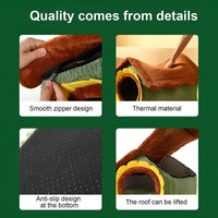 Katzenhaus aus Thermomaterial mit Reißverschluss, rutschfester Boden, abnehmbares Dach.