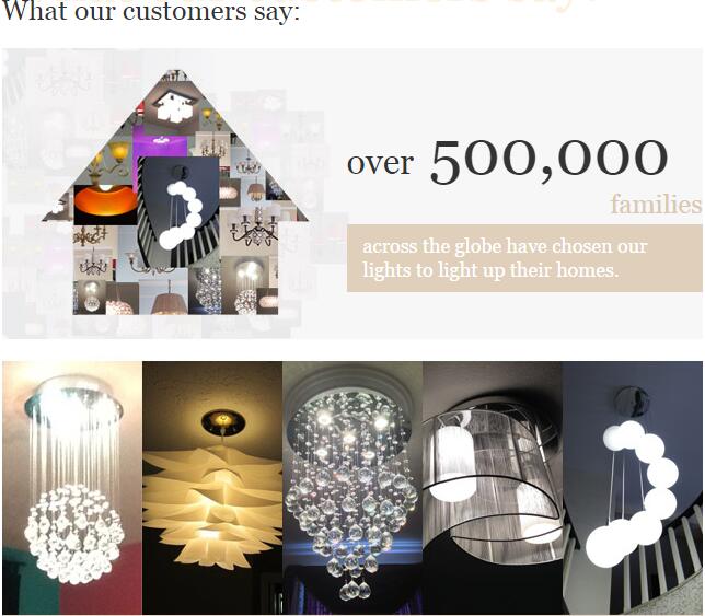 Verschiedene moderne Kronleuchter, Glas und Metall, Beleuchtungsideen für Wohnzimmer.