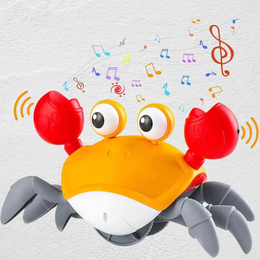 Interaktives Krabbelspielzeug mit Bewegung & Musik - KrabbelKrabbe